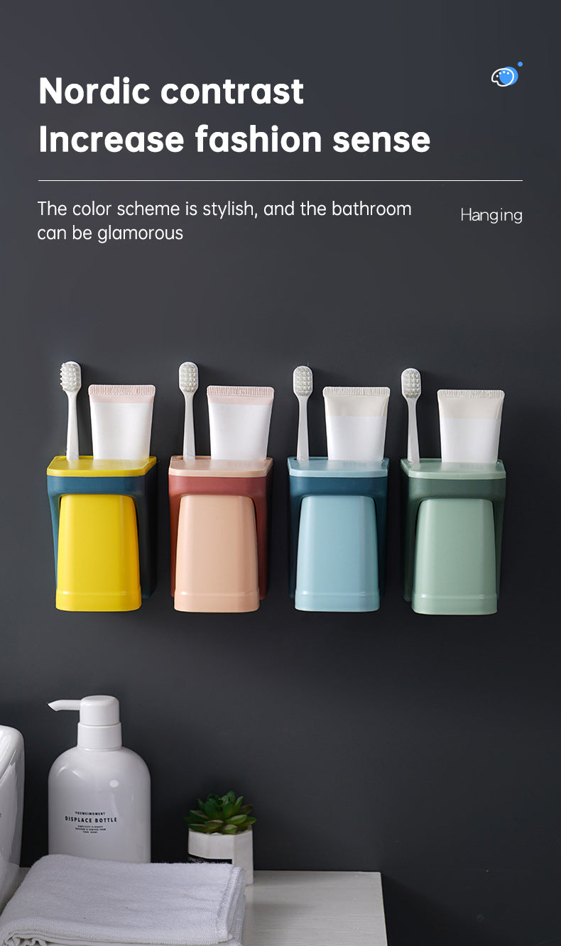 Magnetic Toothbrush Holder Bathroom Accessories magnetic cup holder For Home toiletries storage rack