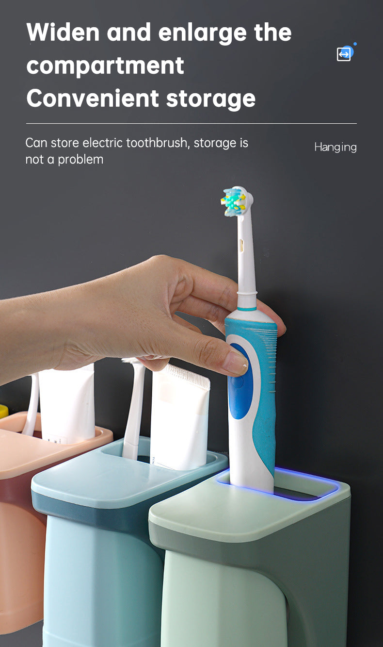 Magnetic Toothbrush Holder Bathroom Accessories magnetic cup holder For Home toiletries storage rack