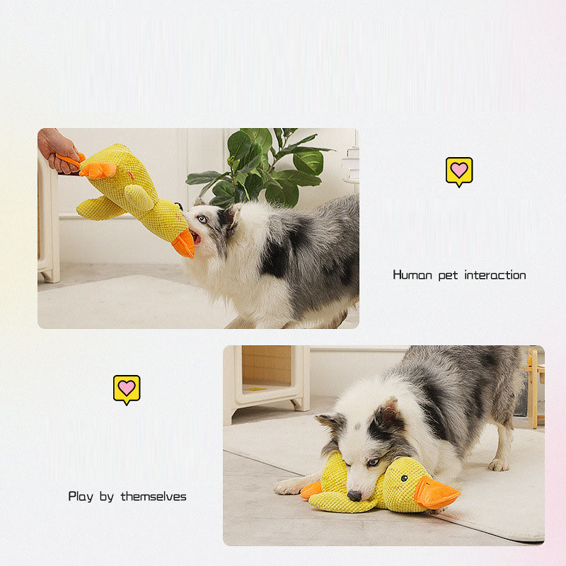 Plush dog toy that is resistant to chewing, molars, and sounds, a tool for relieving boredom when puppies are alone