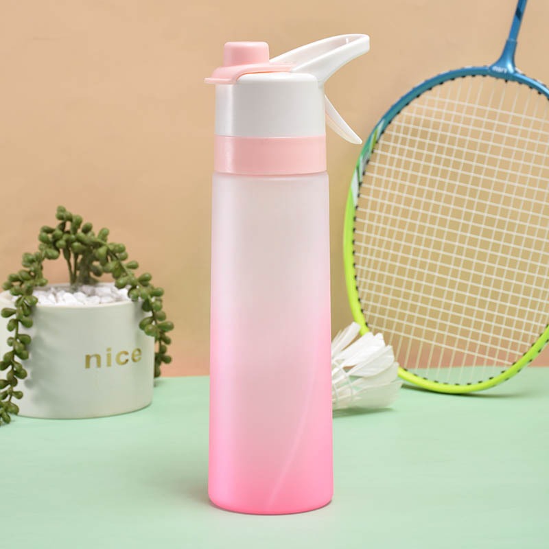 700ml frosted spray water cup outdoor sports kettle cooling water replenishment convenient advertising cup