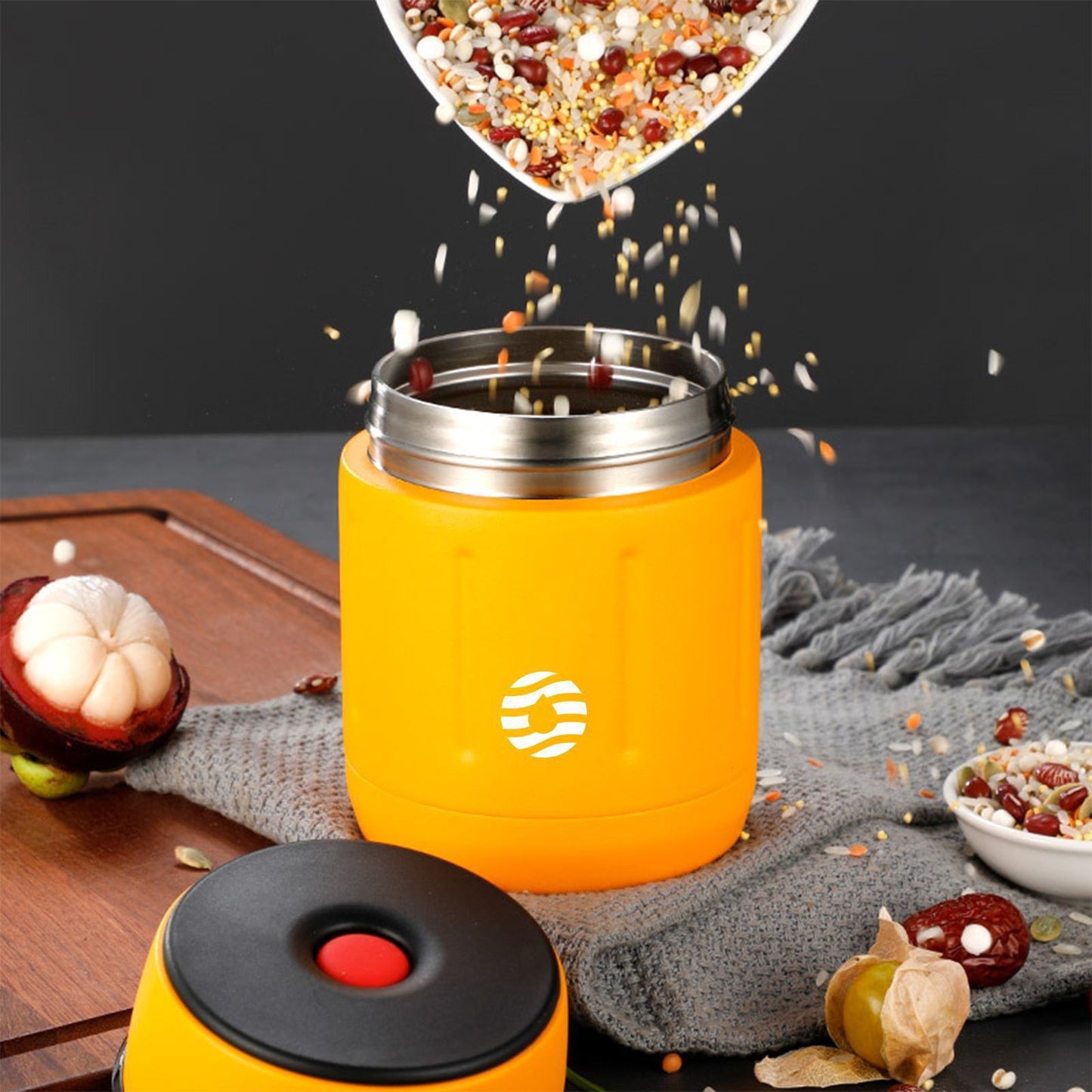 Stewing cup 316 stainless steel insulation barrel home office worker stew porridge stewing cup stewing pot