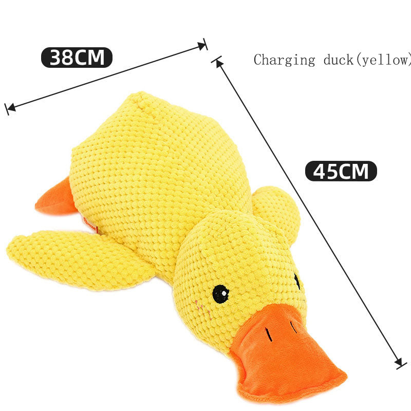 Plush dog toy that is resistant to chewing, molars, and sounds, a tool for relieving boredom when puppies are alone