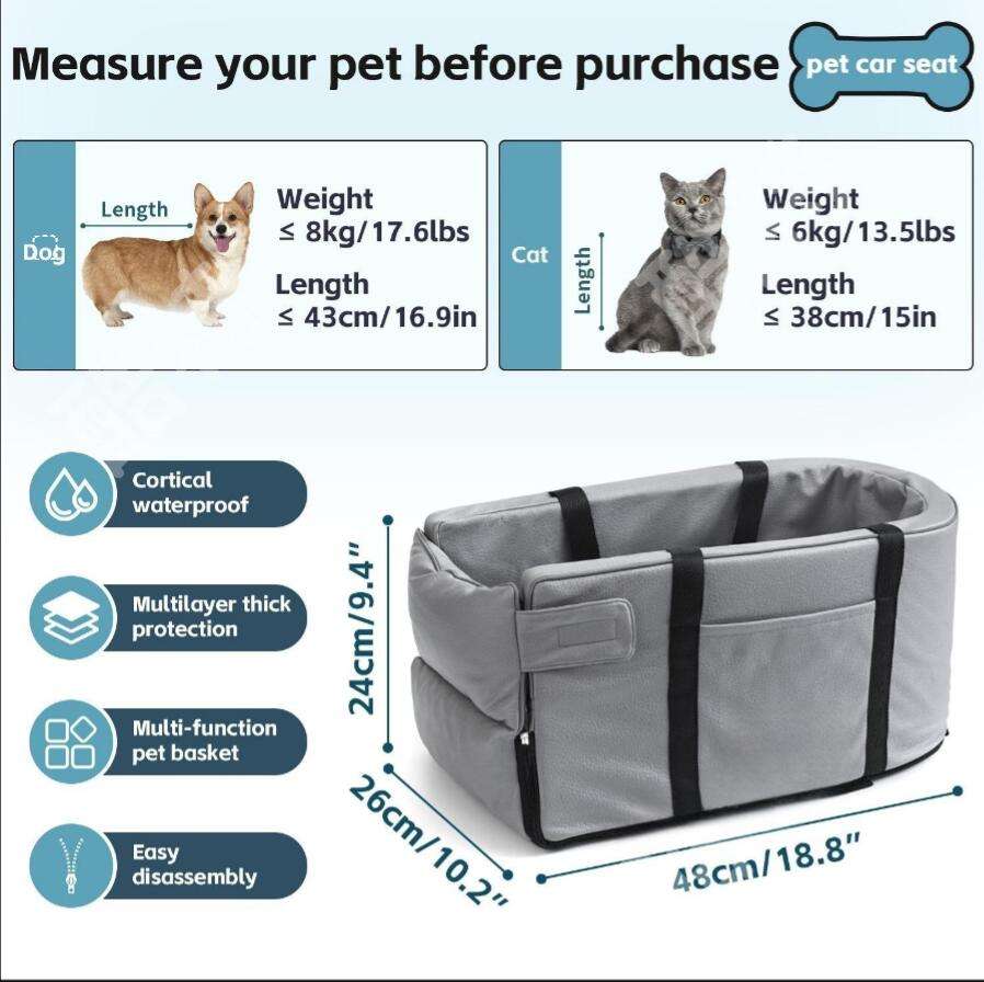 Car Pet Bag, Car Kennel, Pet Outing Shoulder Bag, Pet Carrier