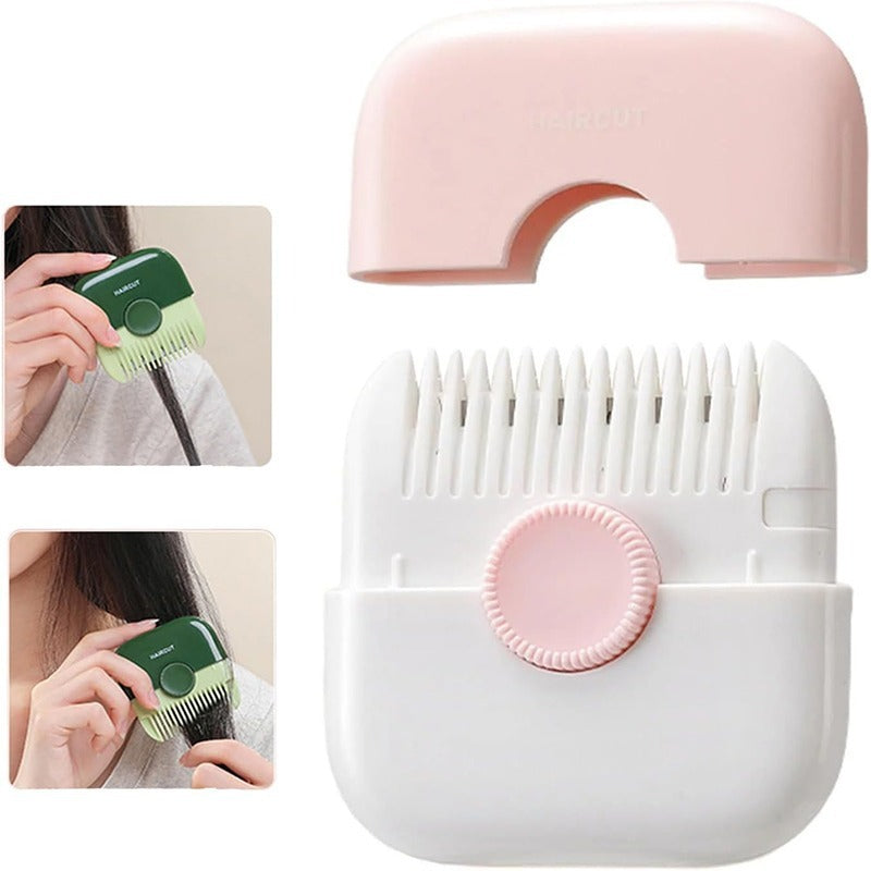 A multifunctional two in one hair clipper for girls at home, designed for trimming broken hair, branching hair, and thinning hai