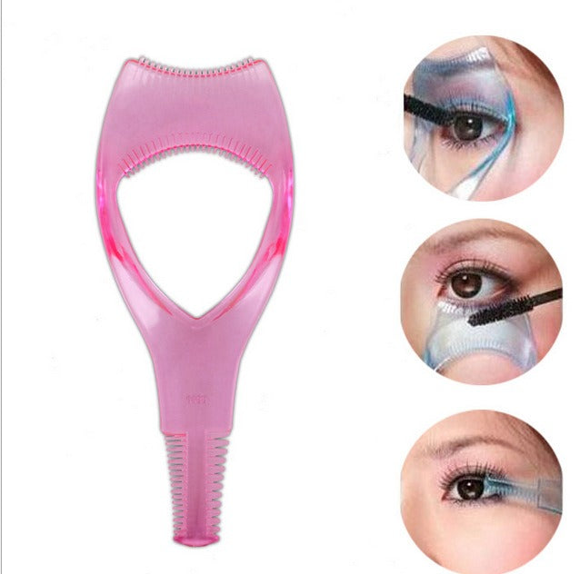 Three in one three-dimensional eyelash card transparent plastic eyelash card eyelash helper